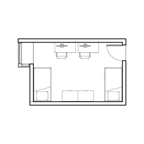 Double Dorm Room Layout Ideas