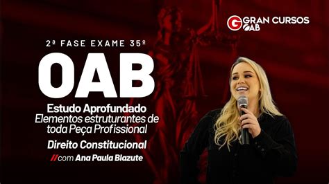 2ª Fase OAB Elementos estruturantes Peça Profissional Direito