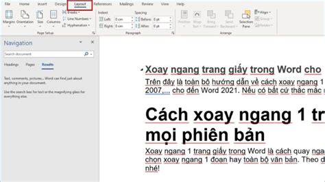 Cách xoay ngang 1 trang bất kỳ trong Word nhanh chóng nhất