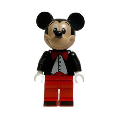 Minifigure Mickey Mouse Tuxedo With Red Bow Tie Dis057 The