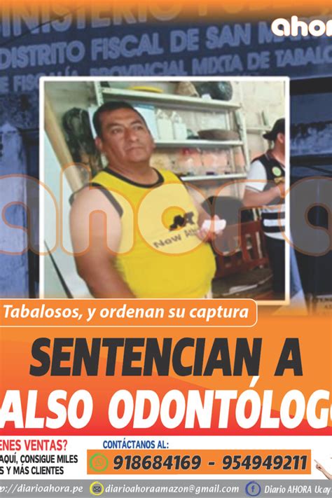 SENTENCIAN A FALSO ODONTÓLOGO Diario Ahora