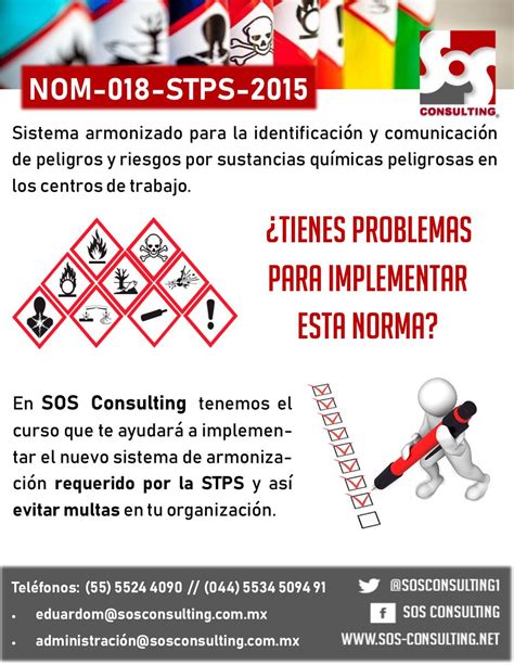 NOM 018 STPS 2015 SISTEMA ARMONIZADO PARA LA IDENTIFICACION 58 OFF