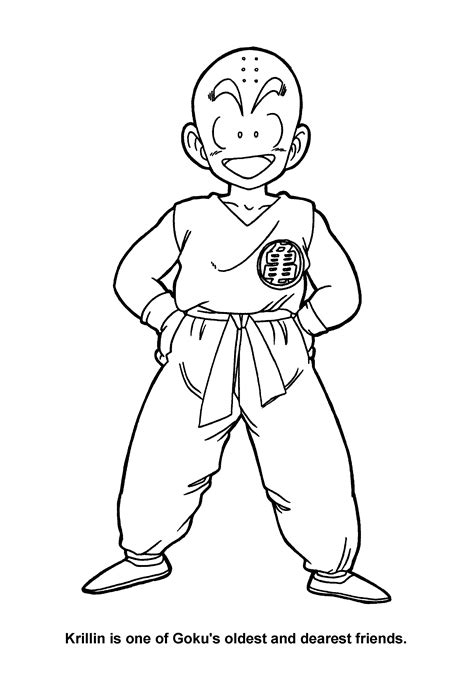 Dibujo De Dragon Ball Z Para Colorear Y Pintar 13956