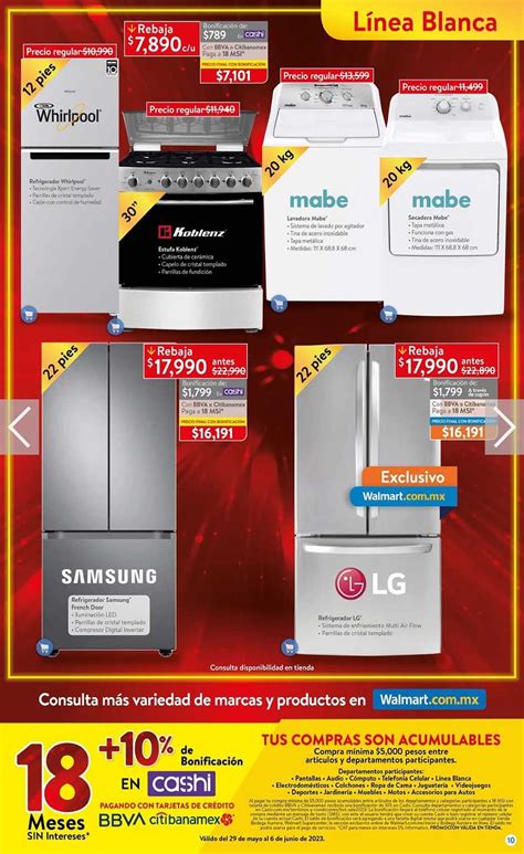Folleto Walmart Hot Sale 2023 Del 29 De Mayo Al 6 De Junio