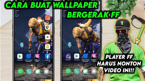 Cara Membuat Wallpaper Bergerak Ff Untuk HP YouTube