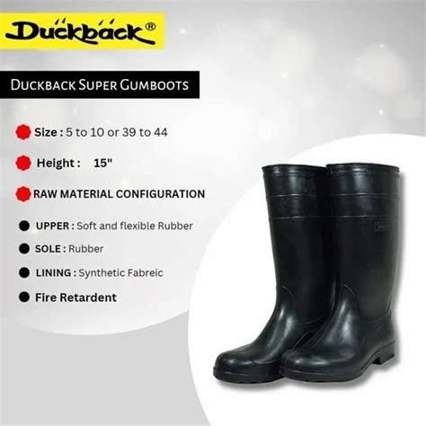 Duckback Pvc Gumboots At Rs Safety Gumboots In Mumbai Id