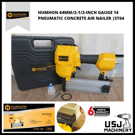 Humhon Mm Gauge Pneumatic Concrete Air Nailer St