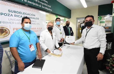 Recibe Subdelegación del IMSS Poza Rica Premio IMSS a la Competitividad