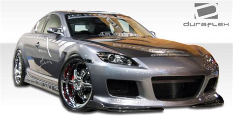 2008 Mazda RX8 Fiberglass Sideskirts Body Kit 2004 2011 Mazda RX 8