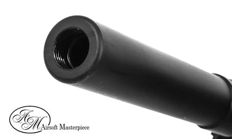 Airsoft Masterpiece 9x19 Steel Threaded Fix Outer Barrel For Hi Capa 51 Alpha Airsoft