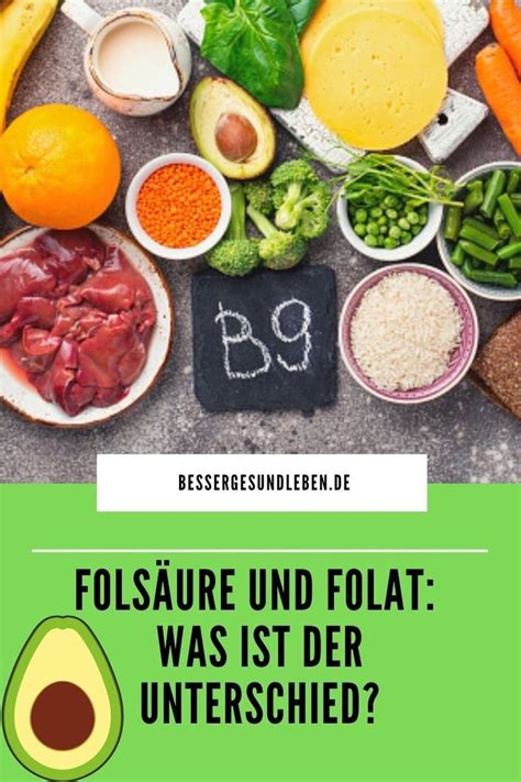 Folsäure und Folat Was ist der Unterschied Folsäure Besser gesund