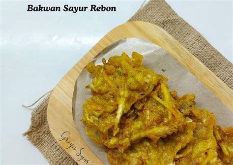 Resep Bakwan Sayur Udang Rebon Oleh Griya Syar I Cookpad