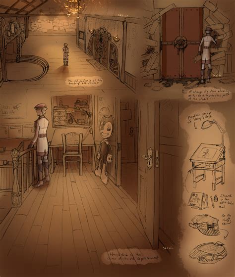 Studio Concept For Deus Ex Machina Batim Au By Sky Lia On Deviantart