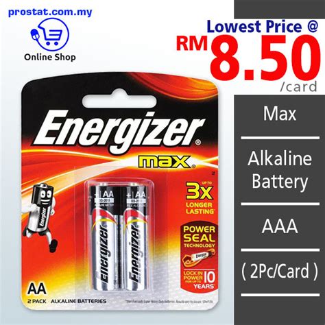 Energizer Max Alkaline Battery Aa Pc Pack Lowest Price One Stop