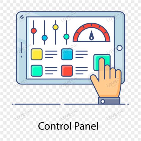 Icono De Contorno Plano Del Panel De Control PNG Imágenes Gratis Lovepik