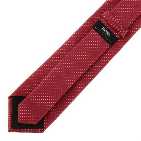 Tie men Hugo Boss | Tie Hugo Boss Men Red | Tie Hugo Boss 510216196 ...