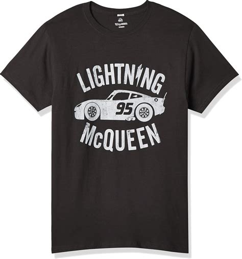 Disney Mens Cars 3 Lightning Mcqueen Graphic T Shirt Amazon Ca