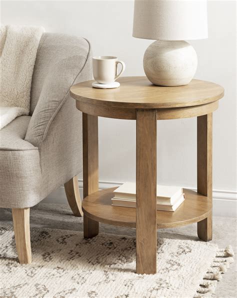 Latitude Run® Prayash Round Living Room Side Table Wayfair