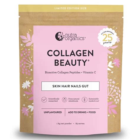 Nutra Organics Collagen Beauty 1kg | Healthylife