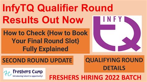 InfyTQ Qualifier Round Results Out Now I How To Check I How To Book