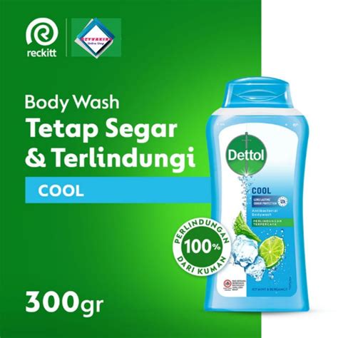 Jual Dettol Sabun Mandi Cair Anti Bakteri Cool 300 Gr Botol Shopee