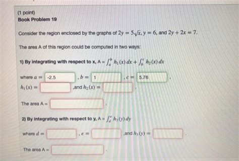 Solved Point Book Problem Consider The Region Chegg