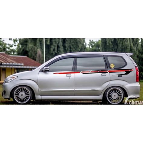 Jual Stiker Striping List Mobil Xenia Stiker Cutting Mobil Xenia Avanza