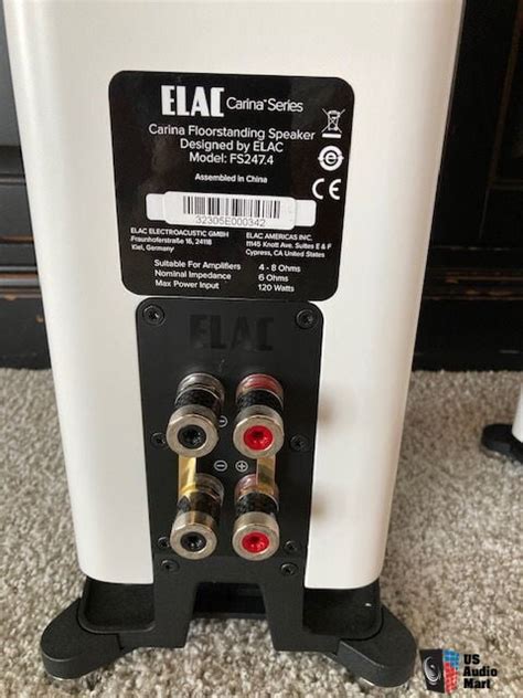 Elac Carina FS247 4 White Photo 4130344 US Audio Mart