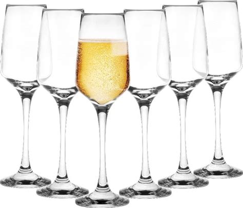 Glasmark Champagneglazen Prosecco Flutes Transparant Glas X