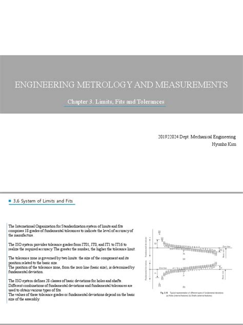 Engineering Metrology And Measurements Chapter 3 Limits Fits And Tolerances Pdf