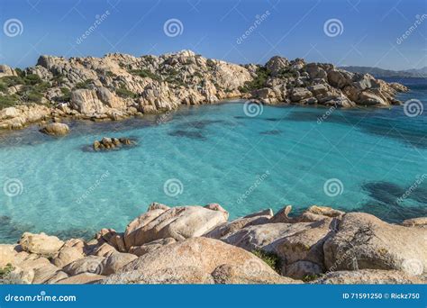 Cala Coticcio, Wonderful Bay In Caprera Island, La Maddalena, Sardinia, Italy Stock Image ...