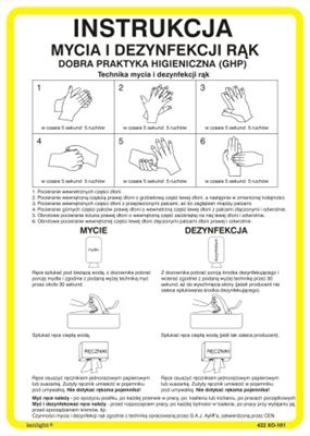 Znak Instrukcja Mycia I Dezynfekcji R K Dobra Praktyka Higieniczna