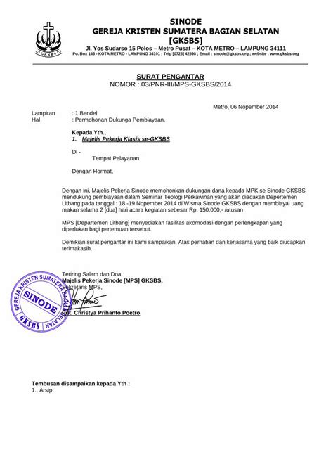 Pdf Surat Pengantar Filesurat Pengantar Nomor Bendel Hal