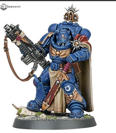 Captain In Gravis Armor Warhammer 40k Space Marines Nos No Box Ships