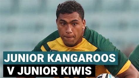 Junior Kangaroos V Junior Kiwis Match Highlights Test Match 2016