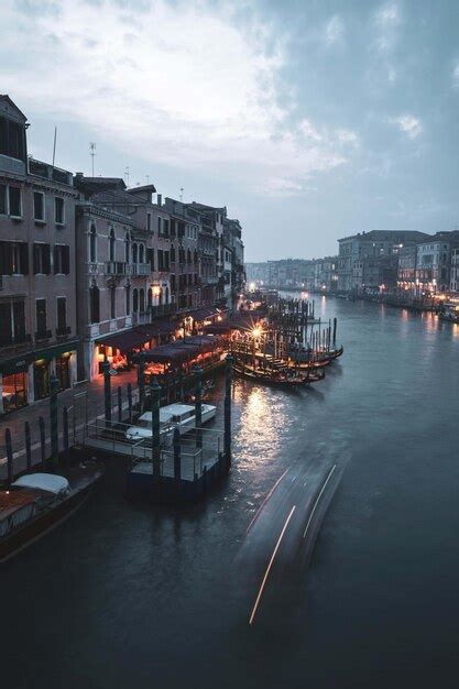 Premium Photo Panorama Of Venice Grand Canal And Santa Maria Della Salute Church On Sunset