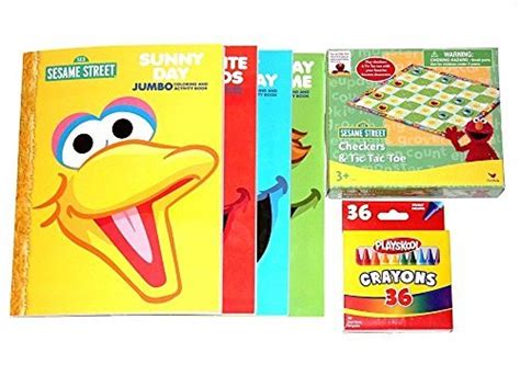 Buy Sesame Street Activity Pack Four Coloring Books 36 Playskool