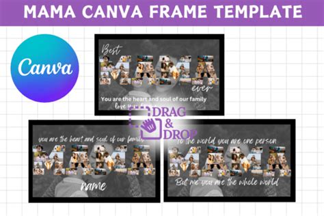 Mama Canva Frame Template Graphic By Creative Pro Svg Creative Fabrica