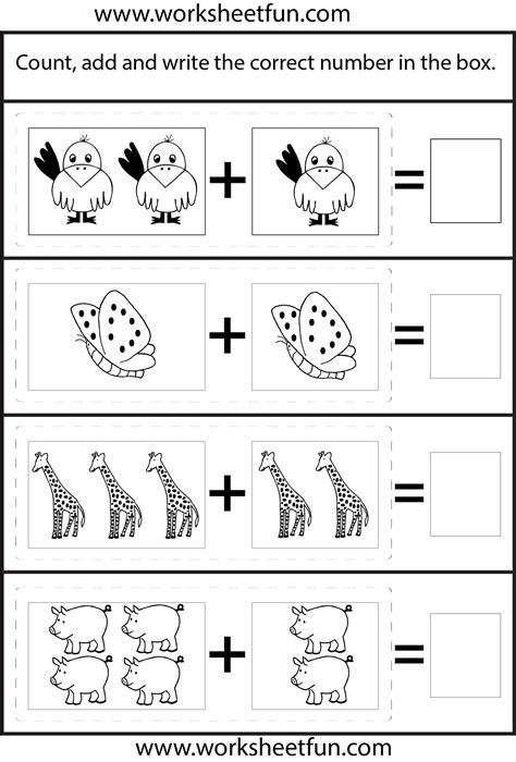 Picture Addition Kindergarten Math Math Worksheets Kindergarten Addition Worksheets