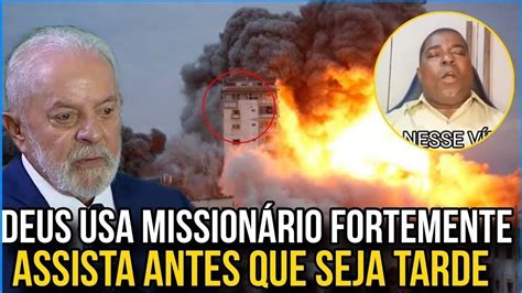 MEU DEUS MISSIONÁRIO FOI USADO FORTEMENTE PRA FALAR ALGO CHOCANTE