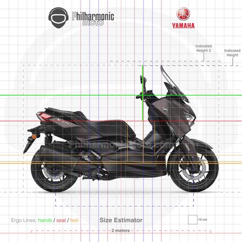 Yamaha XMAX / 300 / Tech MAX (2023+) - Specs and ergonomics