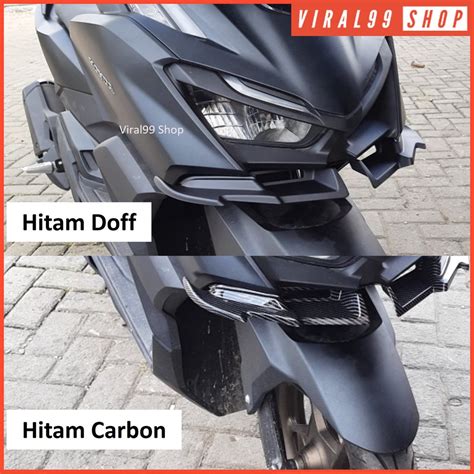 Jual Winglet VARIO 160 2022 2023 Bahan ABS Plastik Hitam Carbon Premium