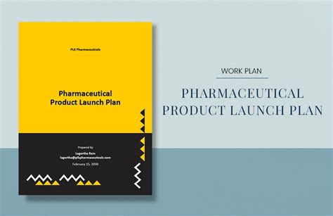 Pharmaceutical Product Launch Plan Template