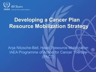 Developing A Cancer Plan Resource Mobilization Strategy Iaea Ppt