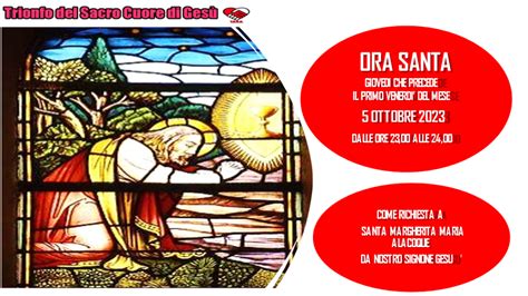 Libretto Ora Santa Ottobre Dalle Ore Alle Giovedi