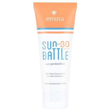 Jual EMINA Sun Battle SPF 30 PA 60 Ml Sunscreen Sunblock Shopee