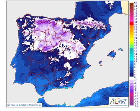 Aemet On Twitter Predicci N De Temperaturas M Ximas Y M Nimas Para