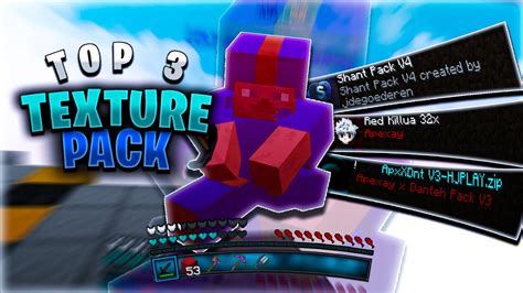 Los 3 Mejores Texture Packs Para Subir Fps En Pvp Y Skywars 1 7 1 8 9😱 Top Best Bedwars Texture