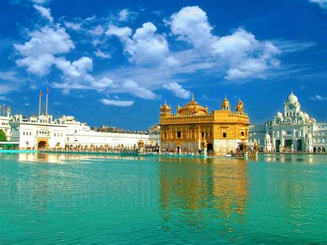 Golden Temple Wallpaper 3d