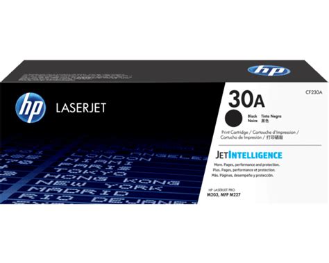 Cartucho de Tóner HP 30A Negro LaserJet Original Tienda HP México